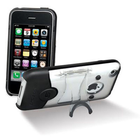 Scosche kickBACK S Case for iPhone 3GS/3G Clear/Black