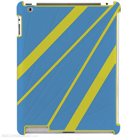 Schoche SportKase, Sport Style Cover for iPad 2, 3, 4 - Blue / Yellow