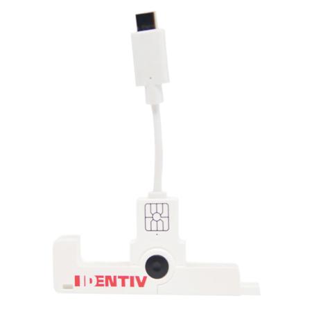Identiv SCR3500 C uTrust USB SmartFold Type C Smart Card Reader