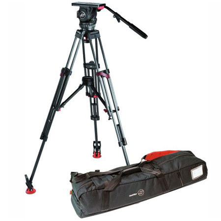 Sachtler 3-section Carbon Fiber Speed Lock CF HD Tripod & Fluid Head - Black