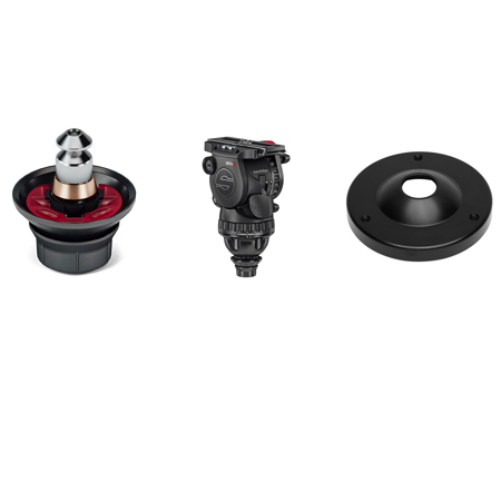 Sachtler aktiv6 Sideload Fluid Head, Bundle with Accessory Kit