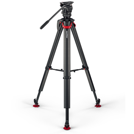 Sachtler aktiv6 Sideload System with flowtech75 Tripod & Mid-Level