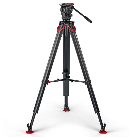 Sachtler aktiv6 Sideload System with flowtech75 Tripod & Mid-Level