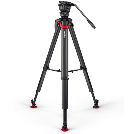 Sachtler aktiv8 Sideload System with flowtech75 Tripod & Mid-Level