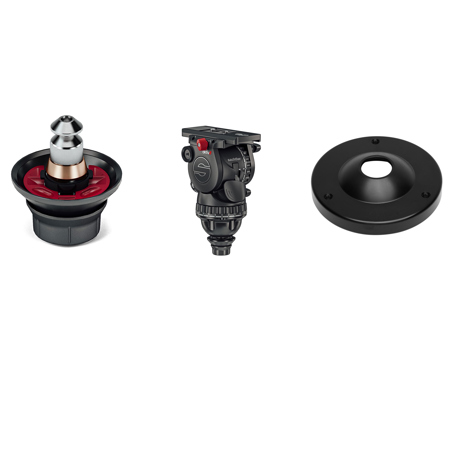 Sachtler aktiv8T Touch & Go Fluid Head, Bundle with Accessory Kit