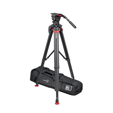 Sachtler FSB 16T Mk II 100mm Fluid Head w/flowtech 100 Tripod&Mid-Level Spreader