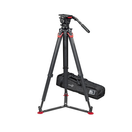Sachtler FSB 18T Mk II Touch & Go System w/flowtech 100 Tripod & Ground Spreader