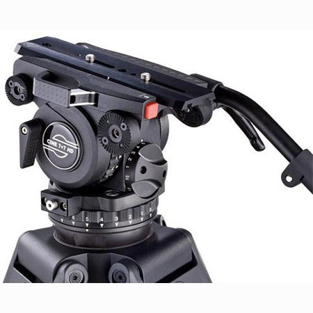 Sachtler 1962 3-section Carbon Fiber Tripod with Cine 7+7 HD Fluid Head - Black