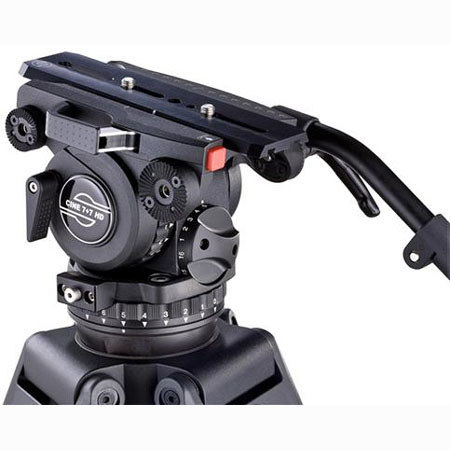 Sachtler Cine 7+7 Fluid Head with ENG 2 HD 3-Section CF Tripod, Ground Spreader