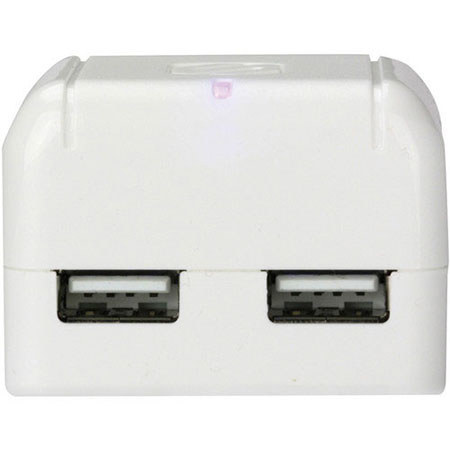 Scosche reVOLT h2 Dual Port 10w USB Universal Wall Charger