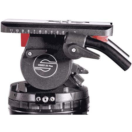 Sachtler Video 25 Plus Video Fluid Head with 150mm Ball Base, Load 70 Lbs