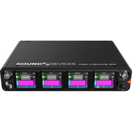 Sound Devices A20-Nexus Go 4-Channel Digital Wireless Receiver, 169-1525MHz