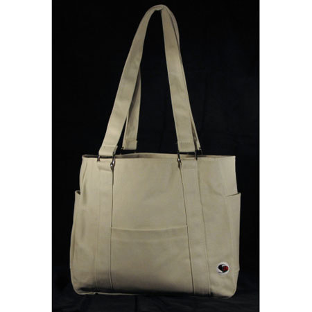 Shutterbug Designs Busy Bee Canvas Bag with Strap, Grey/White