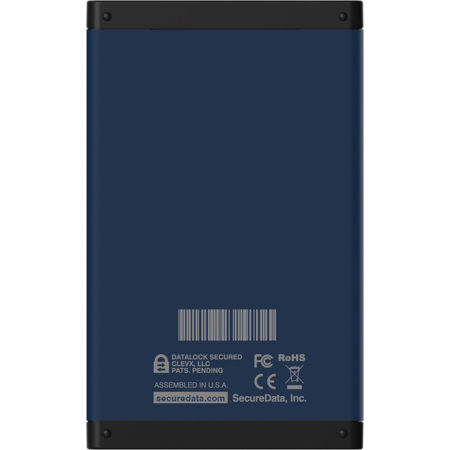 SecureData SecureDrive BT 500GB Encrypted External SSD, Bluetooth Authentication