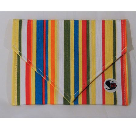 Shutterbug Designs Cricket Clutch Battery Pack, Spring/Summer Canvas Stripe