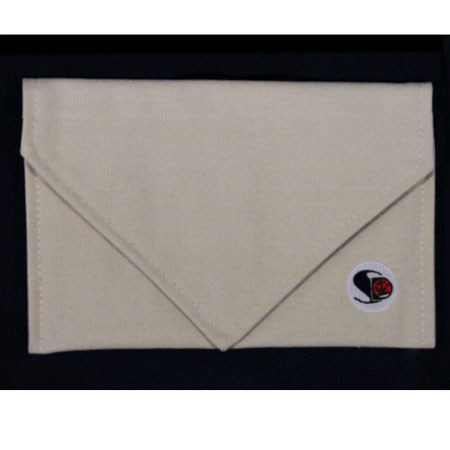 Shutterbug Designs Cricket Canvas Clutch Envelope, Grey/White