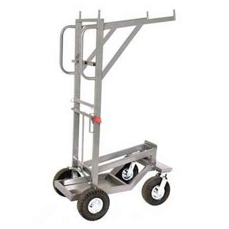 Studio Carts C-stand Quad Cart with 4x 10" Wheels