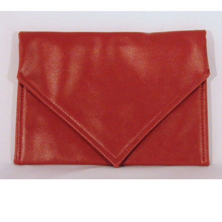 Shutterbug Designs Cricket Clutch Envelope, Wine Vinyl
