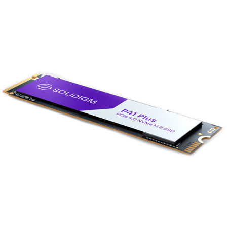 Solidigm P41 Plus Series 512GB 3D NAND PCIe 4.0 x4 NVMe M.2 2280