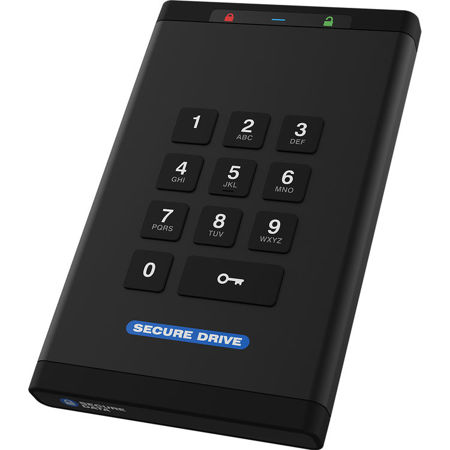 SecureData SecureDrive KP 4TB Encrypted External SSD with Keypad Authentication
