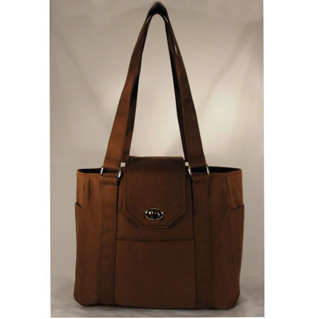 Shutterbug Designs Lady Bug Canvas Bag, Brown