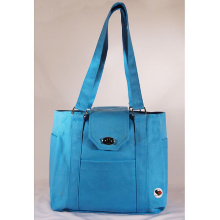 Shutterbug Designs Lady Bug Canvas Bag, Teal