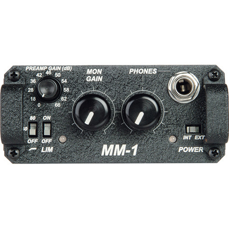 Sound Devices MM-1 Single Channel Microphone Preamplifier with Headphone Monitor