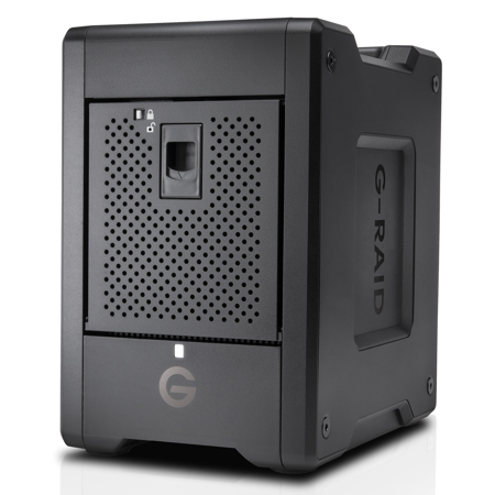 G-Drive G-RAID Shuttle 4-Bay Thunderbolt 3 RAID Array with 104TB (4x 26TB) Removable HDD