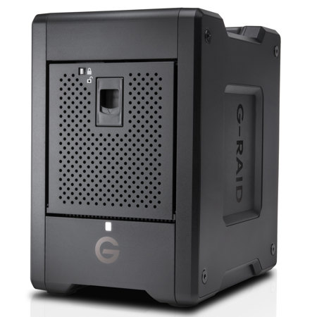 SanDisk Professional G-RAID Shuttle 4-Bay Thunderbolt 3 and USB-C RAID Array with 72TB (4x 18TB) Removable HDD