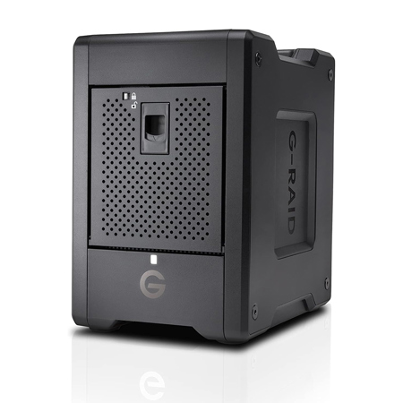 SanDisk Professional G-RAID Shuttle 4-Bay Thunderbolt 3 RAID Array with 96TB HDD
