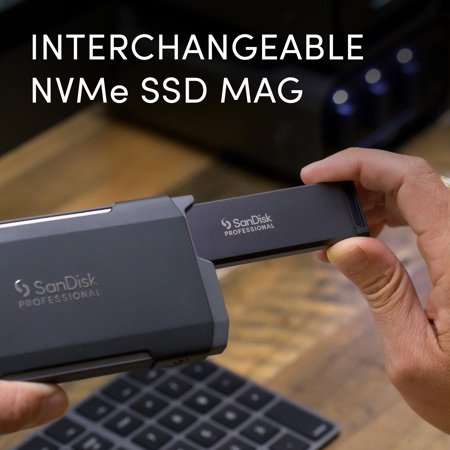 m*a様 SanDisk PRO-BLADE SSD MAG 4TB SanDisk Professional PRO-BLADE 4TB Ultra-Portable/Modular NVMe