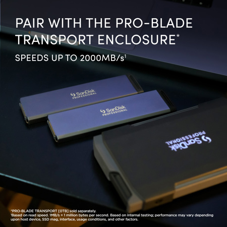 SanDisk Professional PRO-BLADE 4TB Ultra-Portable/Modular NVMe