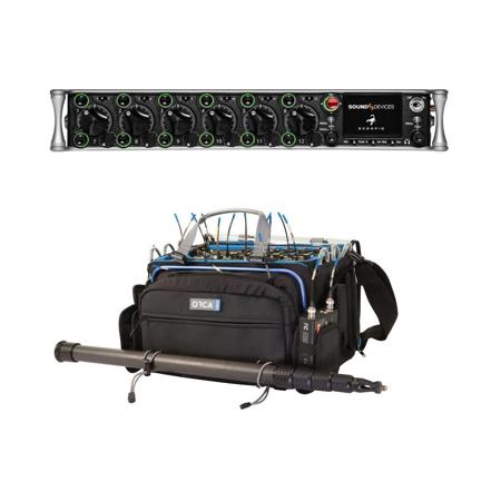 Sound Devices Scorpio 32-Channel/36-Track Premium Portable Mixer-Recorder with 16 Mic/Line Preamplifiers - With Orca OR-34 Audio Bag/Mixer Bag for Large Audio Mixers
