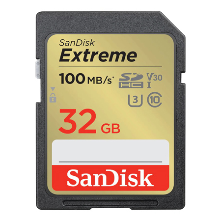 SanDisk Extreme UHS-I U3 SDHC/SDXC Memory