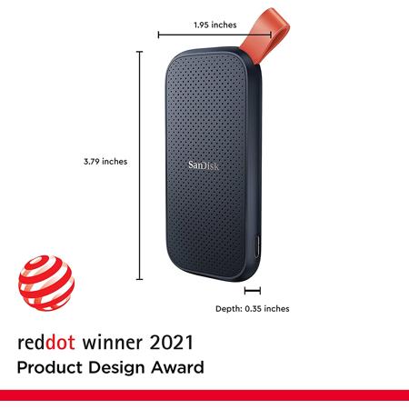 SanDisk E30 2TB USB 3.2 Gen 2 Type-C Portable External SSD