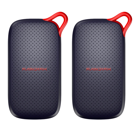 SanDisk V3 Portable USB 3.2 Gen 2 Type-C External SSD 1TB SSD 2-Pack