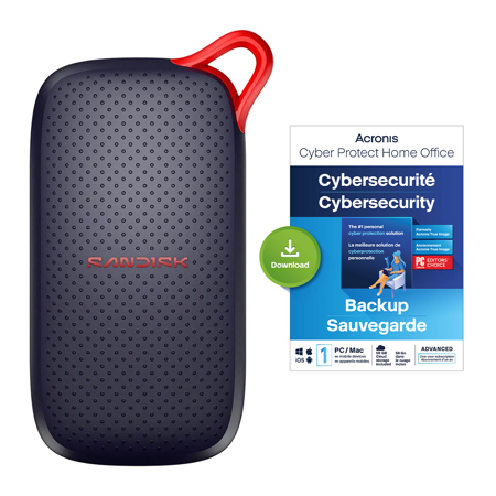 SanDisk V3 Portable USB 3.2 Gen 2 Type-C External SSD 500GB SSD with Software License