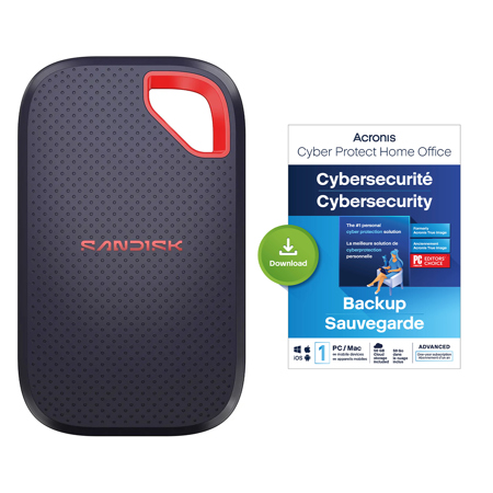 SanDisk Extreme Portable USB 3.2 Gen 2 Type-C External SSD V3 1TB SSD with Security Software