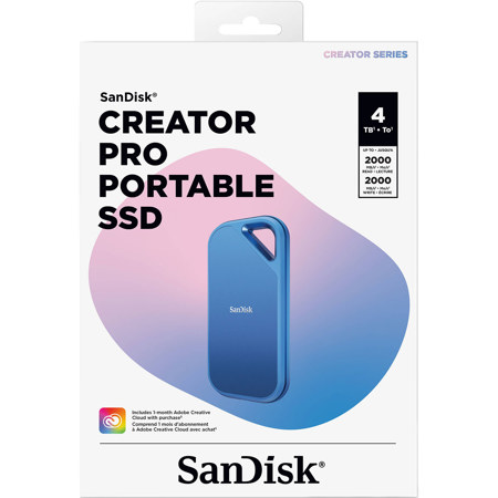 SanDisk 4TB Creator Pro ポータブル SSD サンディスク Amazon.com: SanDisk 4TB Creator Pro Portable SSD - Up to