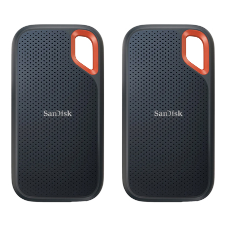 SanDisk Extreme PRO USB4 Gen 3x2 Portable SSD V3 2TB SSD 2-Pack