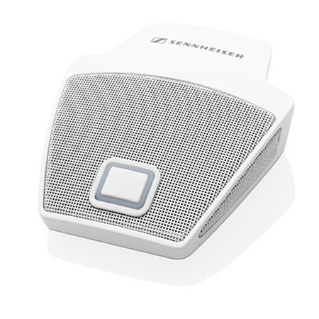 Sennheiser MEB 114-S Cardioid Table Boundary Microphone, 40Hz-20kHz Frequency Response, 200Ohms Impedance, 10 mV/Pa Sensitivity, White