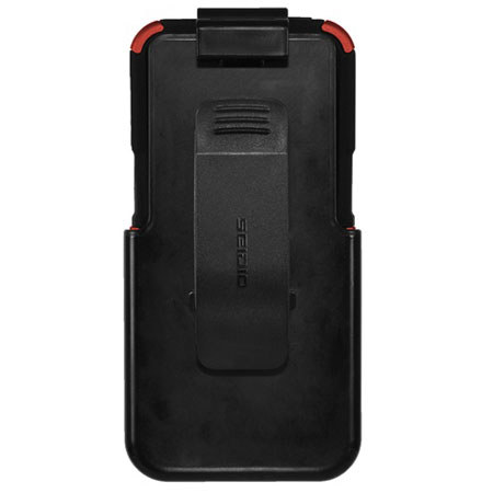 Seidio Active Combo Hybrid Case and Holster for Apple iPhone 5, Garnet Red