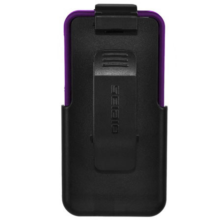 Seidio Surface Combo Hard Case and Holster for iPhone 5, Amethyst