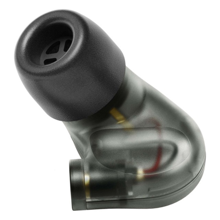 Sennheiser Left Side Replacement Earphone for IE 400 PRO Headphone, Smoky Black