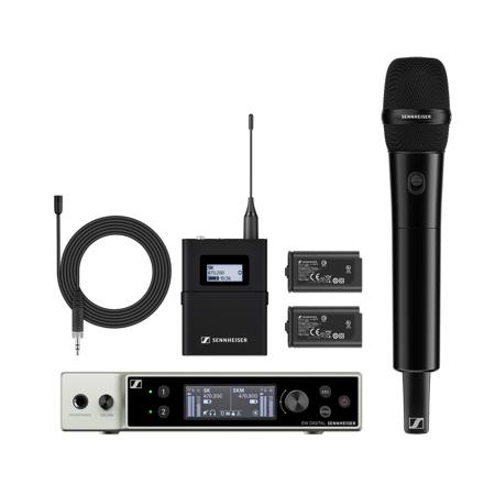 Sennheiser EW-DX MKE 2/835-S Wireless Lavalier & Vocal Combo Set, 470 - 550MHz