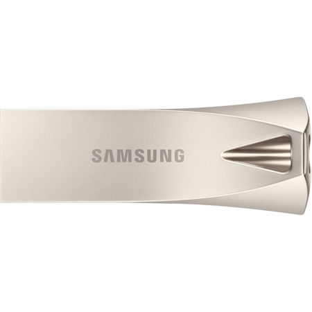 Samsung BAR Plus 64GB USB 3.1 Gen 1 Type-A Flash Drive, Champagne Silver