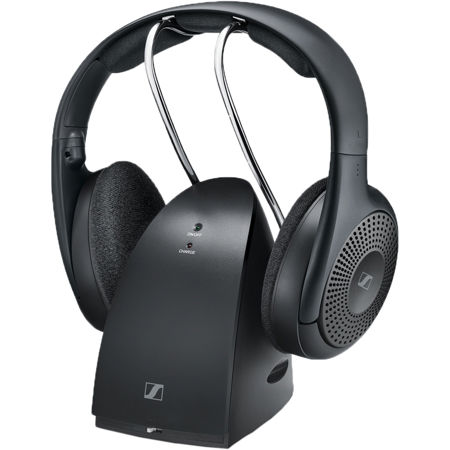 Sennheiser RS 120-W Wireless On-Ear TV Headphones, Black