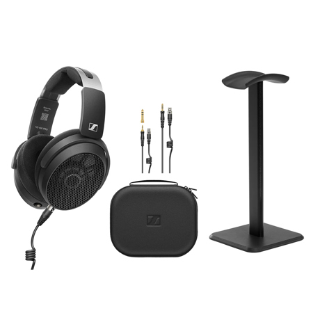Sennheiser HD 490 PRO Plus Open-Back Over-Ear Studio Headphones, with Stand