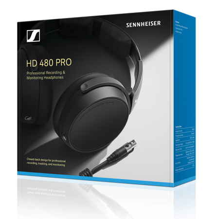 Sennheiser HD 480 PRO Wired Closed-Back Over-Ear Studio Headphones