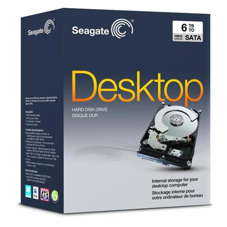 Seagate 3.5" 6TB Desktop Internal Hard Disc Drive